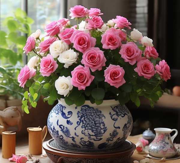 月季盆景养护秘籍，让家成为美丽的花艺花园,月季鲜花盆景养护攻略，打造家中美丽风景线,养护,第1张