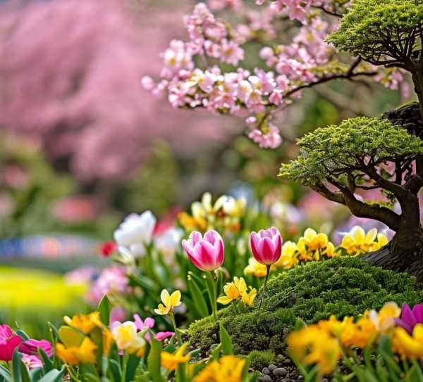 春意盎然 盆景鲜花盛景图鉴