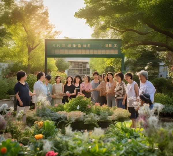 杭州绿意盎然，鲜花盆景共享群，共赴园艺之乐