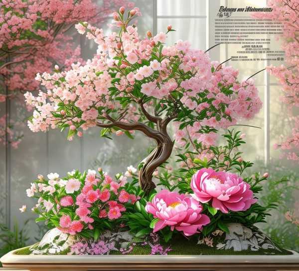 四季如春家居美景打造，鲜花盆景花期管理图解