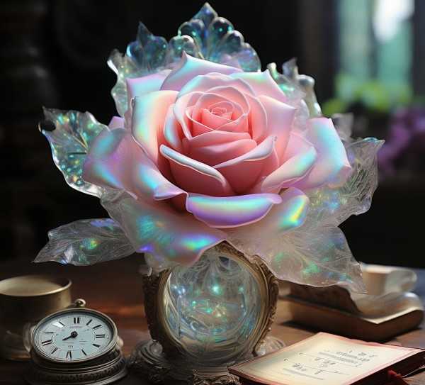 翻糖玫瑰花永恒之美，揭秘超长保存时间秘诀