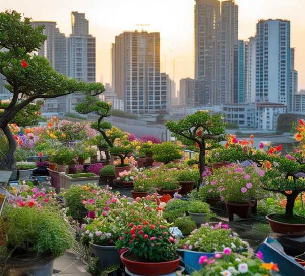黄浦区居民区变花园，鲜花盆景种植热潮席卷社区