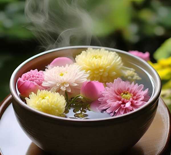 菊花玫瑰花茶最佳浸泡时间揭秘,菊花玫瑰花煮多久—探寻养生茶的最佳浸泡时间,玫瑰,最佳时间,养生,第1张