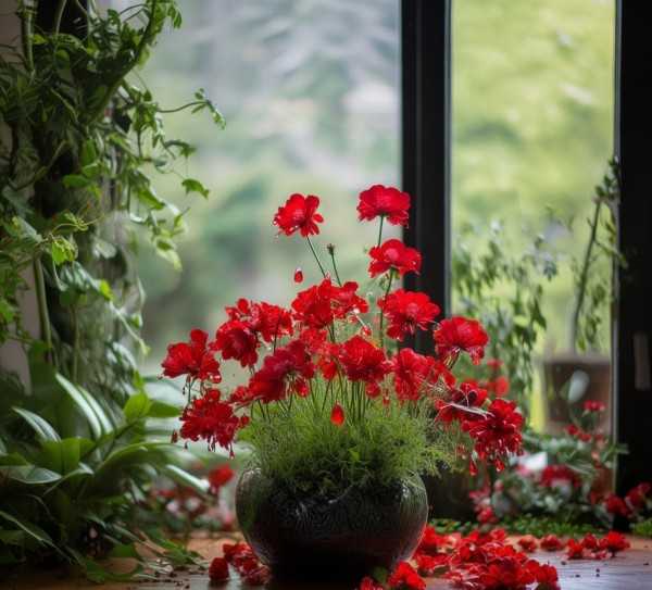 红雨鲜花盆景，家居艺术新风尚，自然美学新演绎