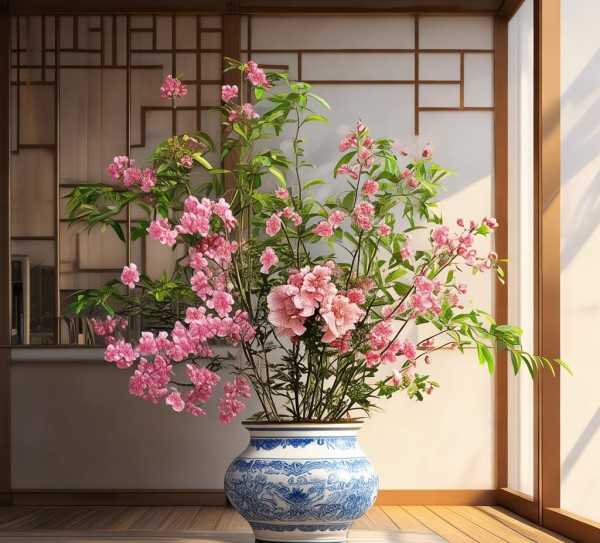 传统韵味与现代气息交织，中式鲜花盆景美学新风尚,中式鲜花盆景，传统美学与现代生活的融合,养护,寓意,鲜花盆景,第1张