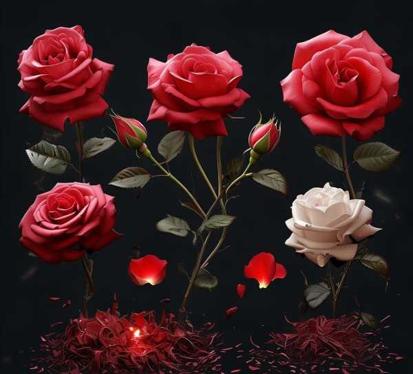 红玫瑰花脱壳周期之谜，揭秘生命轮回的奥秘