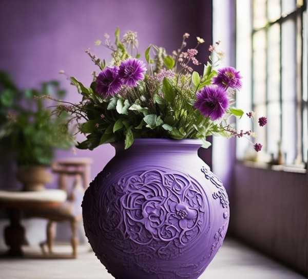 紫砂与自然的艺术交融，鲜花盆景之美,紫砂鲜花盆景，艺术与自然的融合,寓意,鲜花盆景,文化内涵,第1张