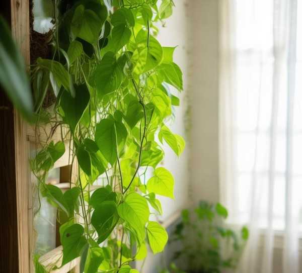 室内绿植生机盎然，绿萝养护全攻略
