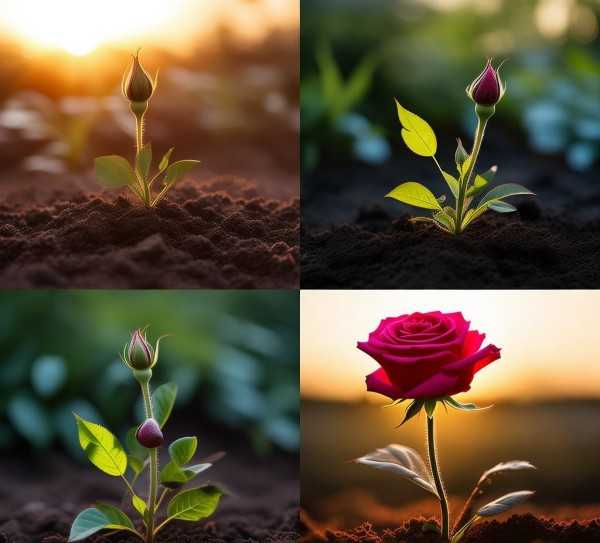 从播种到绽放，玫瑰花成长时间奥秘大揭秘,玫瑰花播种到绽放，揭秘播种至开花的时间奥秘,玫瑰,奥秘,第1张
