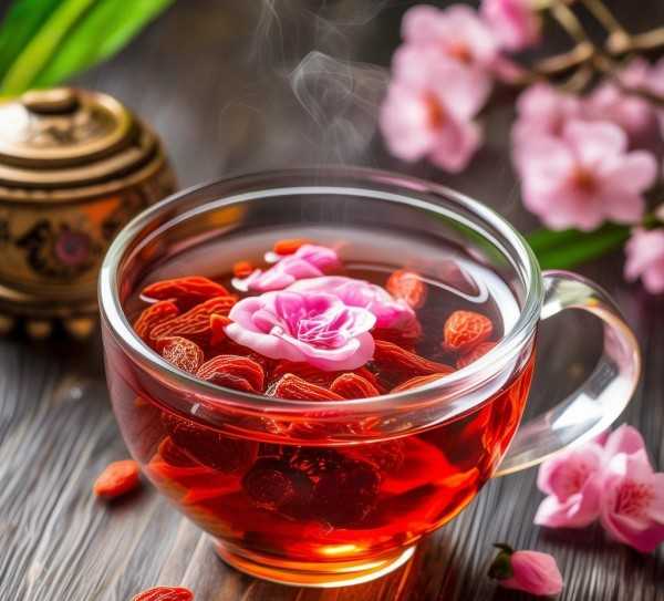 枸杞玫瑰花泡茶养生比例与适宜饮用时长揭秘