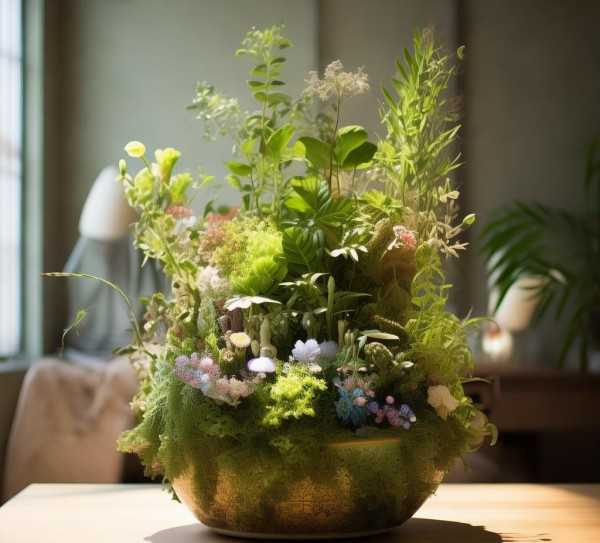家居绿艺新风尚，创意鲜花盆景打造生态美学空间,创意鲜花盆景，打造家居绿意盎然的艺术空间,养护,鲜花盆景,绿意,第1张