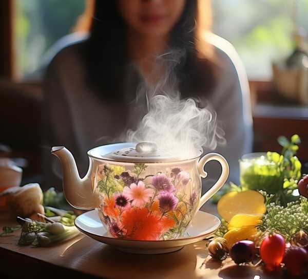 花茶养生，润肺养颜，生活品味中的自然佳选
